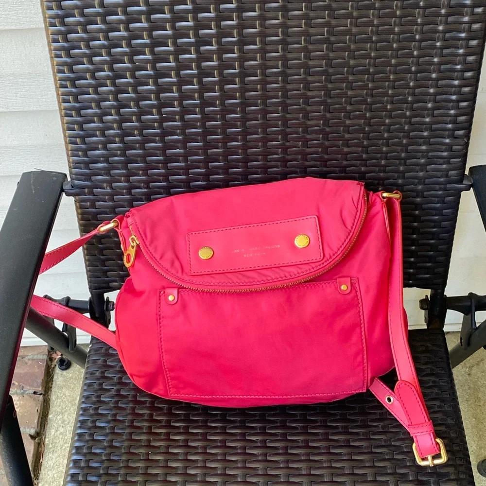 Marc Jacobs Nylon Messenger Bag, Pink
